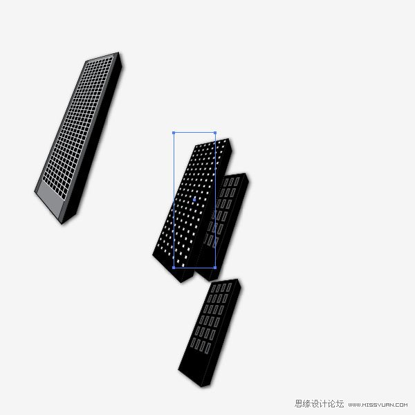 Illustrator教程：绘制中目中的高楼大厦,破洛洛