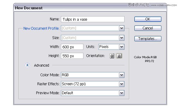 Illustrator绘制时尚唯美的玫瑰花和花屏,PS教程,思缘教程网