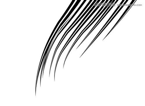 Illustrator绘制逼真的美女头发教程,PS教程,思缘教程网