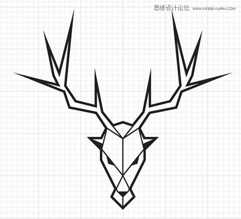 Illustrator绘制超酷的家族图腾徽章,PS教程,思缘教程网