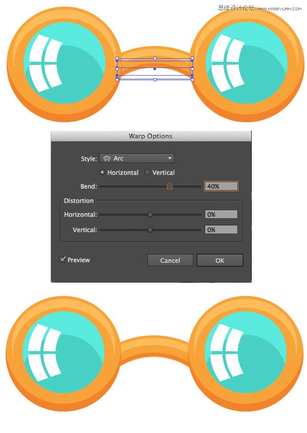 Illustrator绘制俏皮大胆的复古风格海报,PS教程,思缘教程网