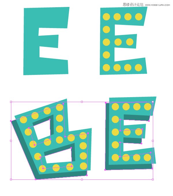 Illustrator绘制俏皮大胆的复古风格海报,PS教程,思缘教程网