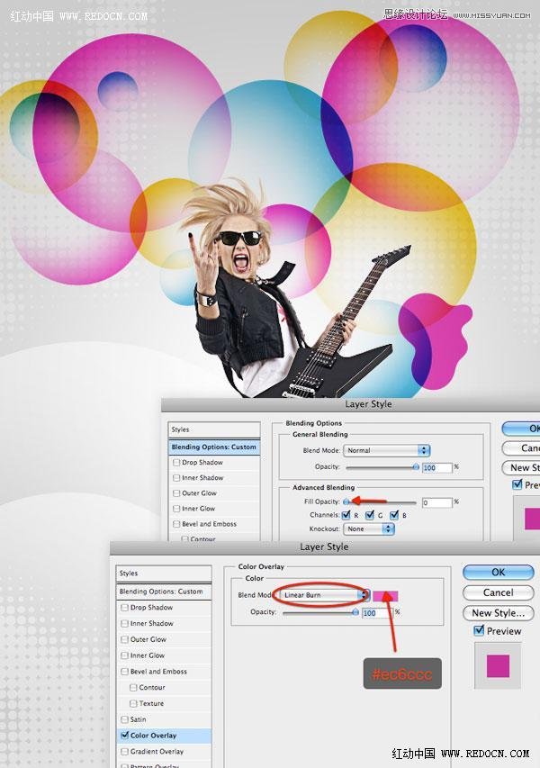 Illustrator设计时尚创意的音乐海报,PS教程,思缘教程网