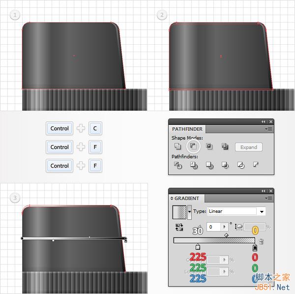 Illustrator绘制复古风格的打火机图标,PS教程,思缘教程网