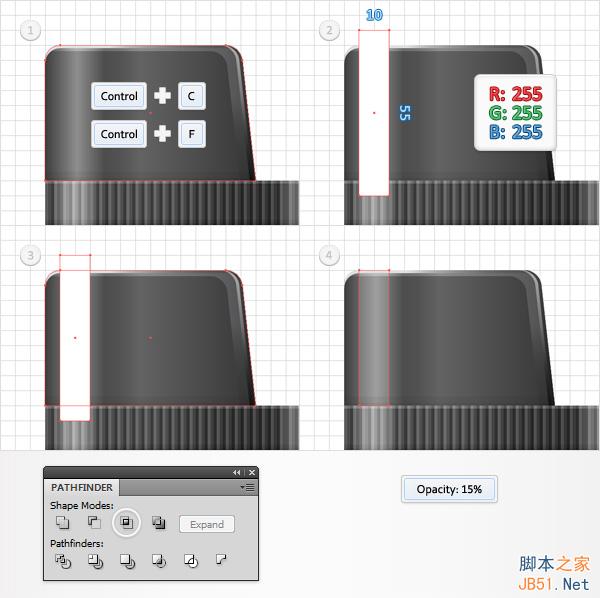 Illustrator绘制复古风格的打火机图标,PS教程,思缘教程网