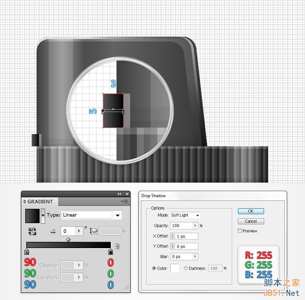 Illustrator绘制复古风格的打火机图标,PS教程,思缘教程网