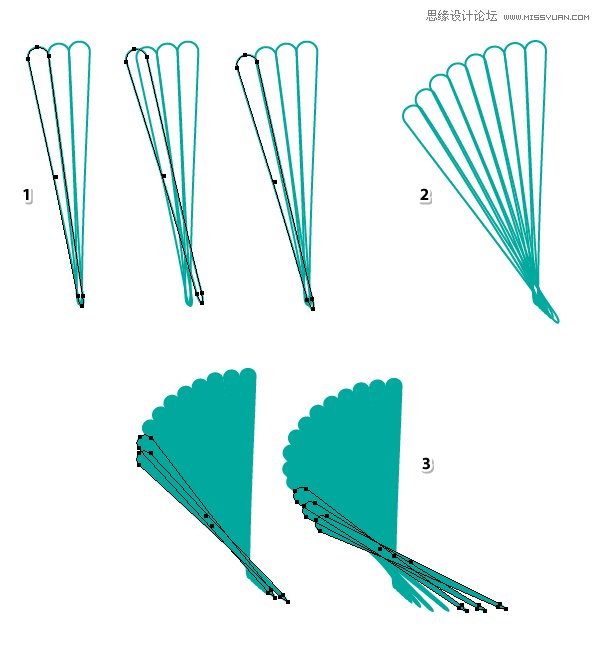 Illustrator绘制时尚彩色的逼真贝壳,PS教程,思缘教程网