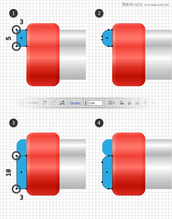 Illustrator绘制童趣十足的玩具水枪教程,PS教程,思缘教程网