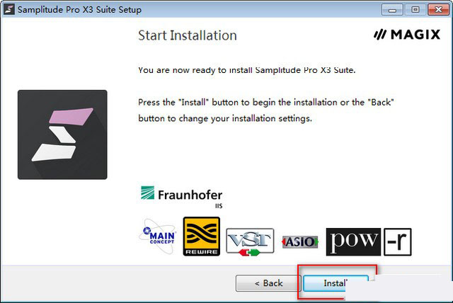 Samplitude Pro X3安装教程