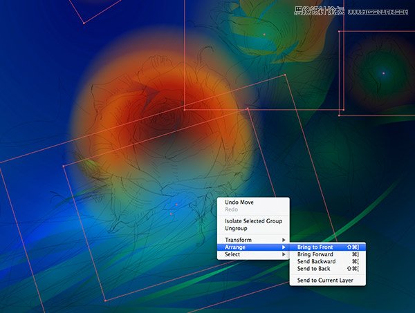 Illustrator绘制有型有色的抽象玫瑰花教程,PS教程,思缘教程网
