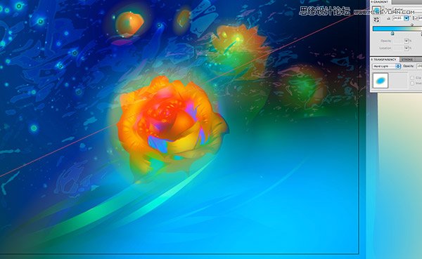 Illustrator绘制有型有色的抽象玫瑰花教程,PS教程,思缘教程网