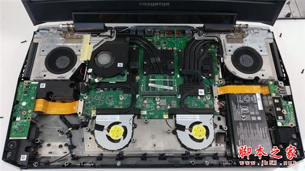 宏碁Predator 21X内部做工怎么样?宏碁Predator 21X怪兽级笔记本拆解图文评测