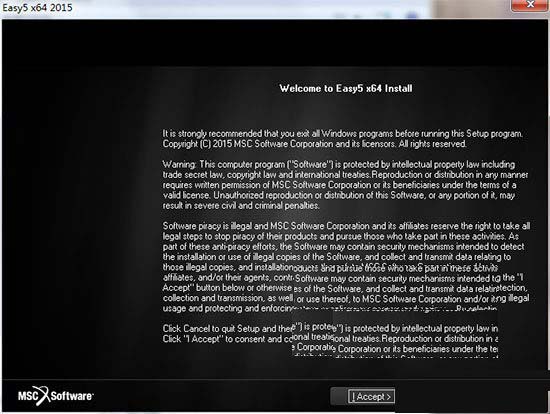 Msc Easy5 2015 64位安装+破解教程