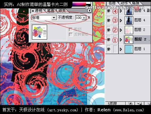 AI打造超有创意个性风格美女贺卡 脚本之家 AI实例教程