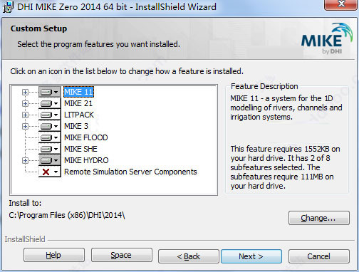 MIKE ZERO 2014 SP3安装破解图文详细教程