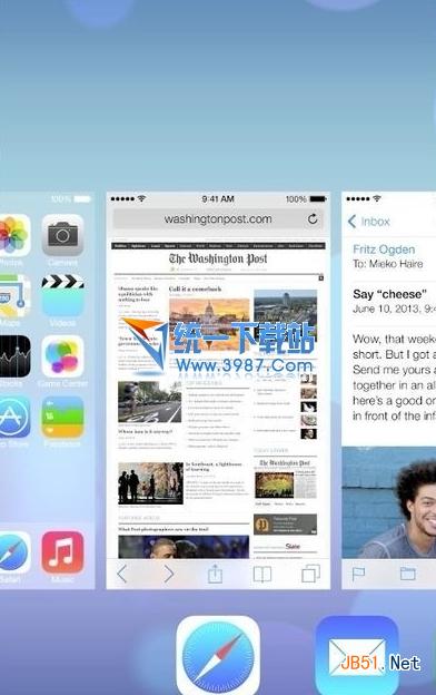 ios7.0.3怎么关闭后台程序