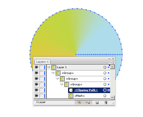 AI创建可编辑的锥形渐变 脚本之家 AI实例教程