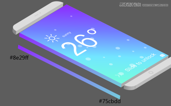 Illustrator绘制时尚立体效果的智能手机,破洛洛