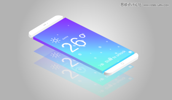Illustrator绘制时尚立体效果的智能手机,破洛洛
