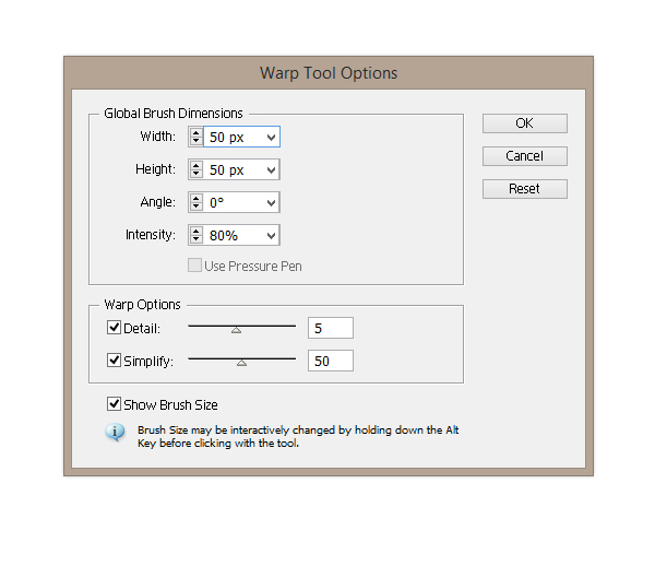 用AI画一只考拉 脚本之家 AI实例教程setting the Warp Tool