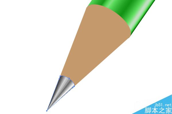 AI绘制漂亮卡通铅笔 脚本之家 AI实例教程