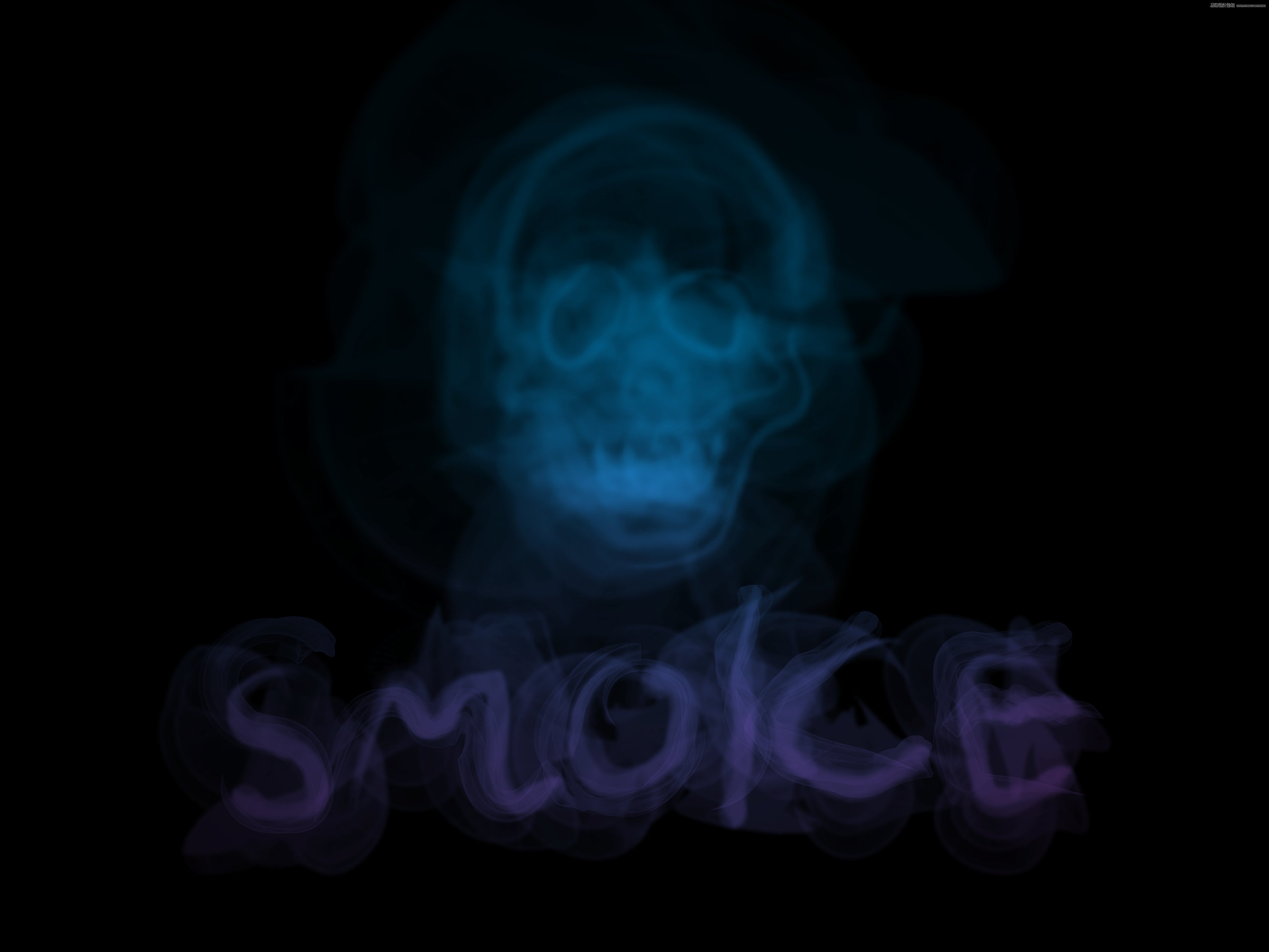 Illustrator制作恐怖氛围的烟雾艺术系教程,PS教程,思缘教程网