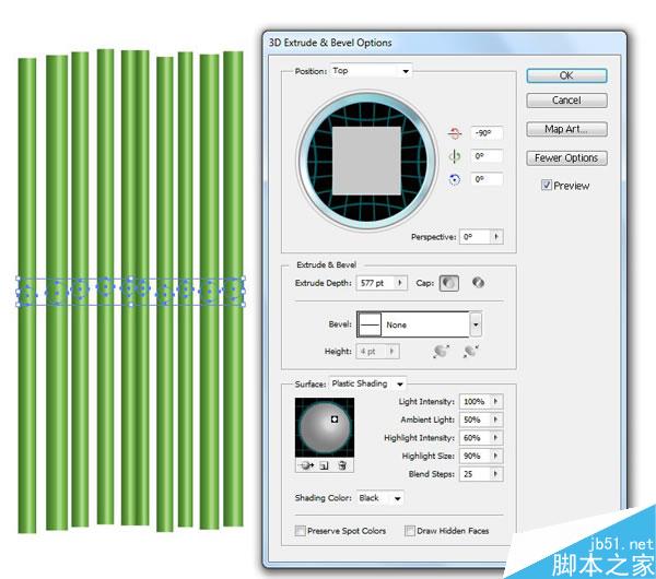 AI绘制树叶教程 脚本之家 AI实例教程