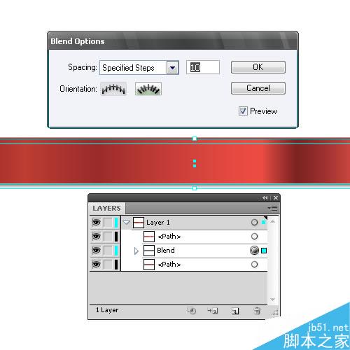 AI CS4制作礼品包装花 脚本之家 AI实例教程