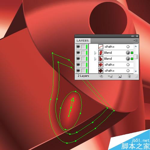 AI CS4制作礼品包装花 脚本之家 AI实例教程