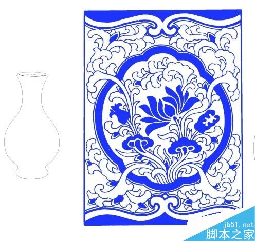 AI快速打造青花瓷花瓶 脚本之家 AI实例教程