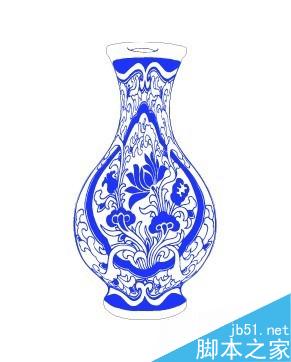 AI快速打造青花瓷花瓶 脚本之家 AI实例教程