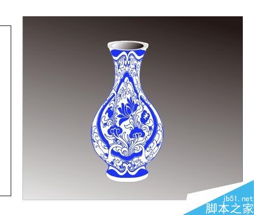 AI快速打造青花瓷花瓶 脚本之家 AI实例教程