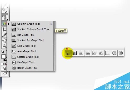 AI制作创意柱形图 脚本之家 AI实例教程