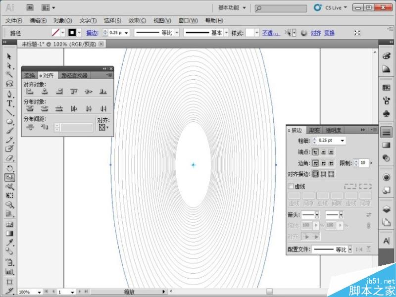 AI制作复杂钞票底纹 脚本之家 AI实例教程