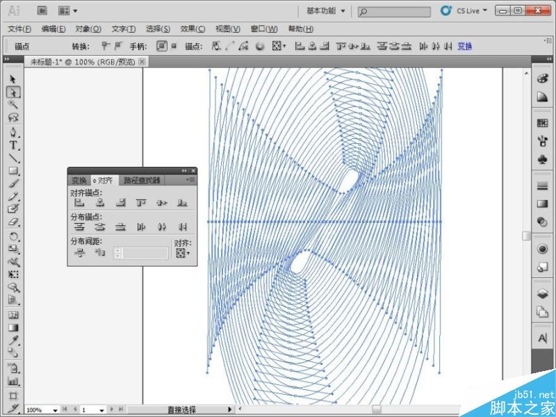 AI制作复杂钞票底纹 脚本之家 AI实例教程