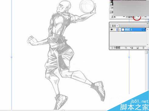 AI绘制扣篮王文森卡特插画 脚本之家 AI实例教程AI绘制扣篮王文森卡特插画 脚本之家 AI实例教程