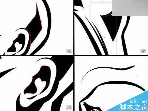 AI绘制扣篮王文森卡特插画 脚本之家 AI实例教程