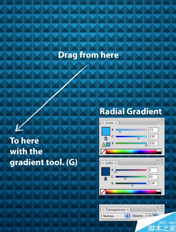 AI制作GOOGLE手机壁纸 脚本之家 AI实例教程