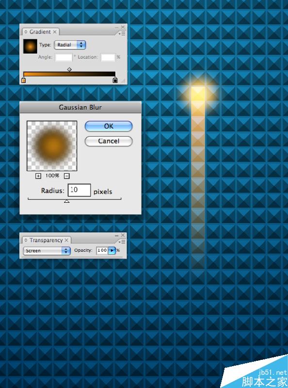 AI制作GOOGLE手机壁纸 脚本之家 AI实例教程