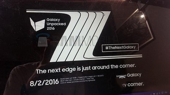 三星note7发布会直播地址 三星note7发布会视频直播网址
