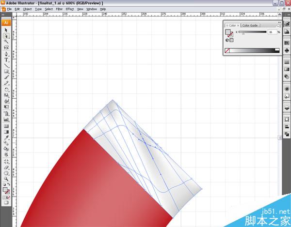 AI绘制救生圈 脚本之家 AI实例教程