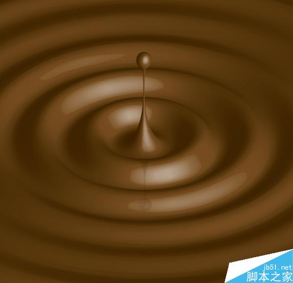 Illustrator制作香浓咖啡涟漪 脚本之家 AI教程