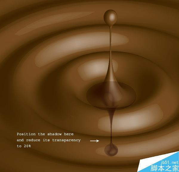 Illustrator制作香浓咖啡涟漪 脚本之家 AI教程