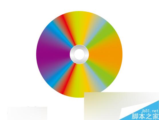 Illustrator绘制简易光盘 脚本之家 AI教程