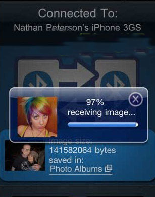 iphone5s怎么用蓝牙传照片？iphone5s蓝牙传照片方法1