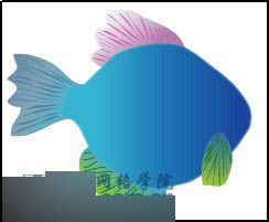 Illustrator绘制可爱的卡通鱼 脚本之家 AI教程