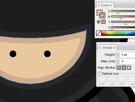 AI绘制可爱忍者部队 脚本之家 AI实例教程