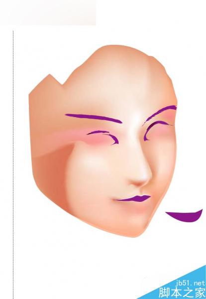 AI绘制漫画女孩插画 脚本之家 AI实例教程6.jpg