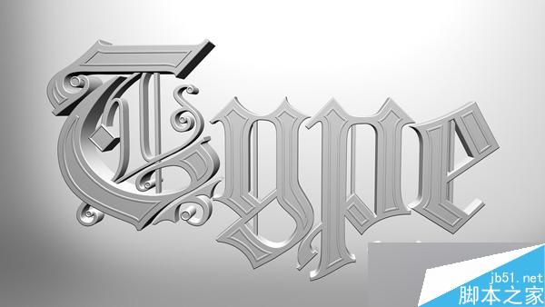 AI+Cinema 4D打造高贵的立体字 脚本之家 AI教程