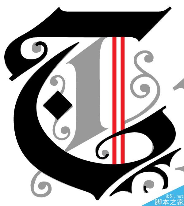 AI+Cinema 4D打造高贵的立体字 脚本之家 AI教程